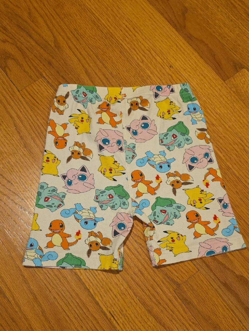 Hanna Andersson Beige Pokeman Short John Pajama Set Size 140 - Picture 6 of 13